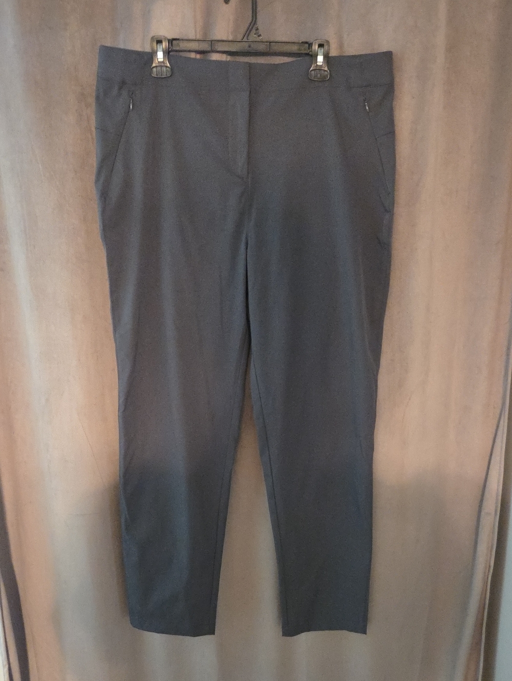 Lole Women's Charcoal Straight-Leg Trousers